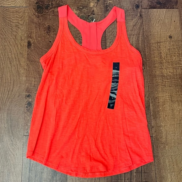 Nwt Banana republic tank top women Sz small melon flowy zipper on back summer - Picture 1 of 5